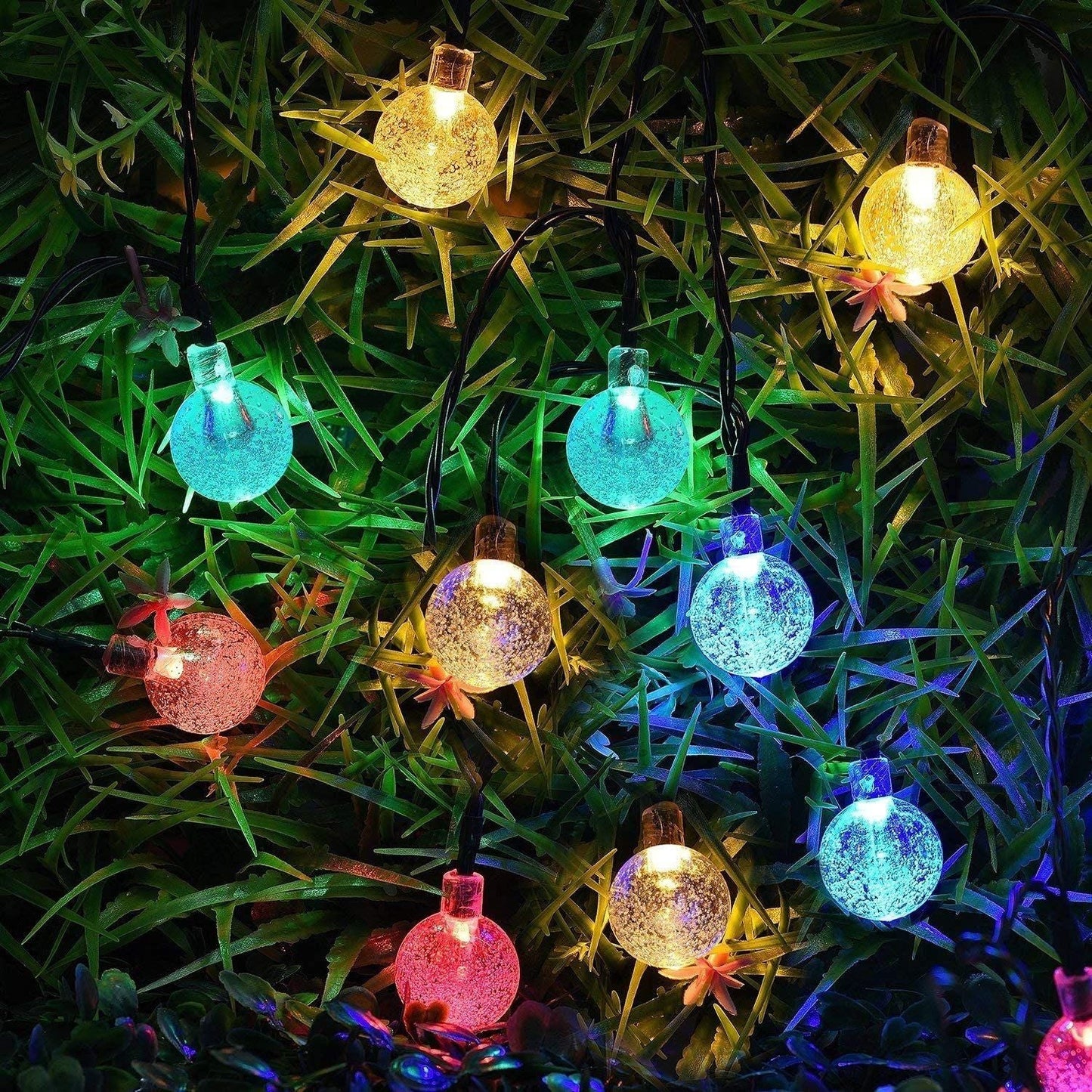 14 LED Crystal Bubble Ball String Fairy Lights For Decoration (Multicolor) Roposo Clout
