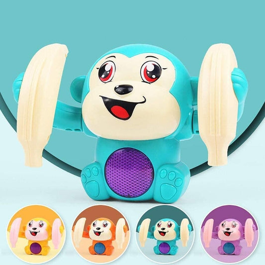 Dancing and Spinning Rolling Doll Tumble Monkey Roposo Clout